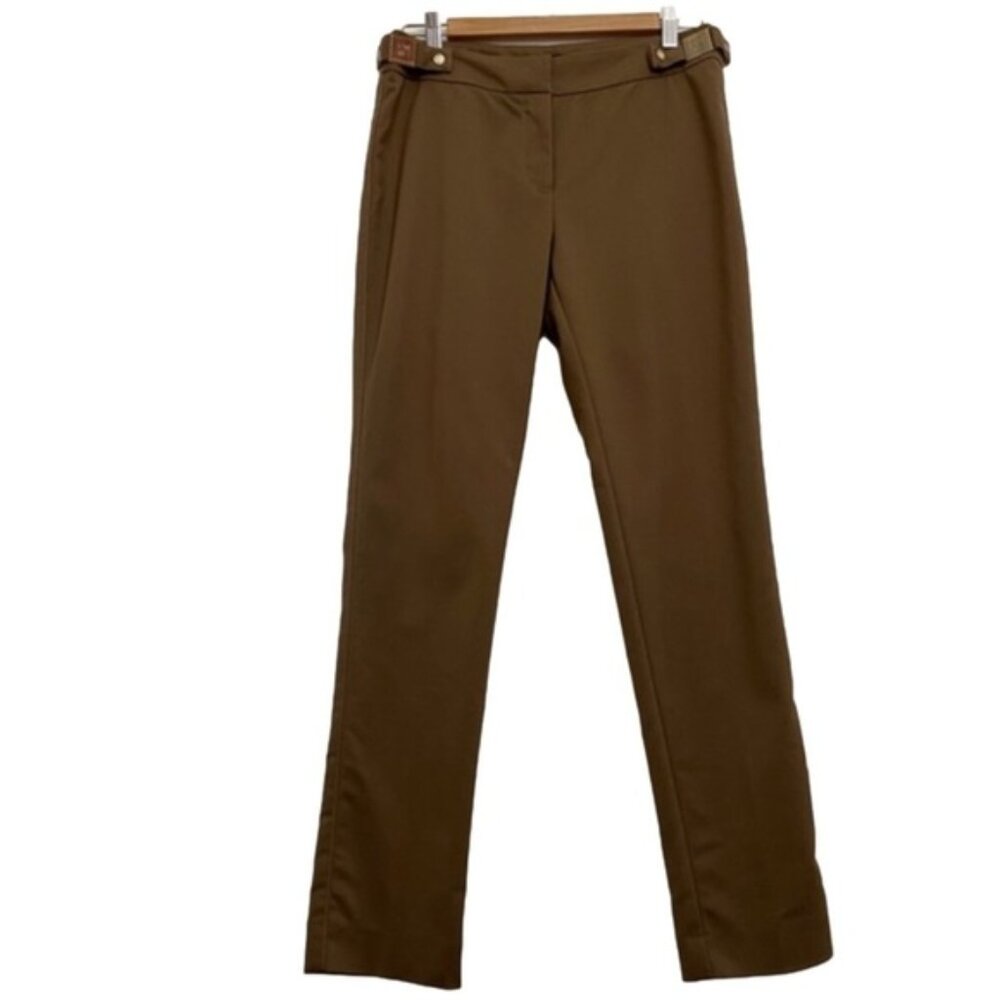 SANDRA Angelozzi beige trouser pants contemporary neutral tone contemporary 36